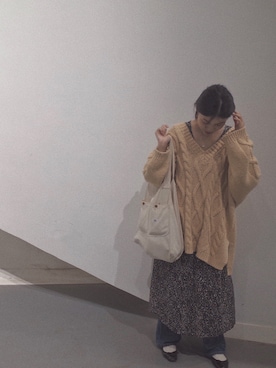 ミナミさん（レディース・160cm）の春コーディネート