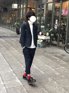 UCHYYさん（メンズ・172cm）の冬コーディネート