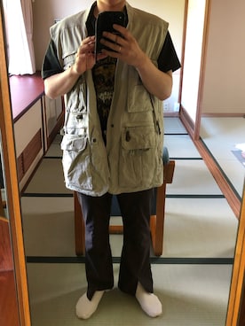 「HARE（ハレ）のアイテム（パンツ、ブラウン系）」を使った、shooota0328さん（メンズ）の春コーディネート