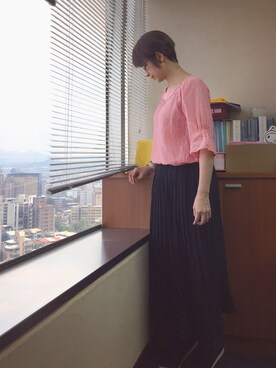 「Dita（ディータ）のアイテム（トップス）」を使った、jNさん（レディース・158cm）の秋コーディネート