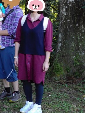 「Dita（ディータ）のアイテム（ワンピース/ドレス）」を使った、jNさん（レディース・158cm）の秋コーディネート