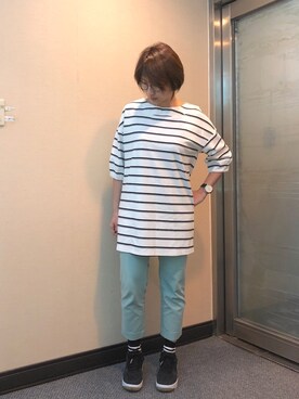 「Dita（ディータ）のアイテム（パンツ）」を使った、jNさん（レディース・158cm）の秋コーディネート