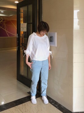 「Dita（ディータ）のアイテム（トップス）」を使った、jNさん（レディース・158cm）の秋コーディネート