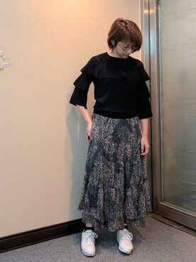 「Dita（ディータ）のアイテム（トップス）」を使った、jNさん（レディース・158cm）の秋コーディネート