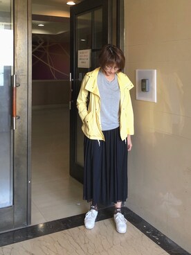 「Dita（ディータ）のアイテム（ジャケット/アウター）」を使った、jNさん（レディース・158cm）の秋コーディネート