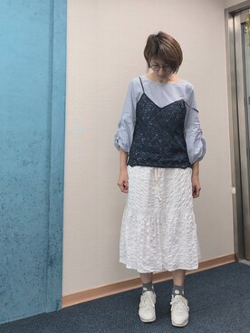 「Dita（ディータ）のアイテム（トップス）」を使った、jNさん（レディース・158cm）の秋コーディネート