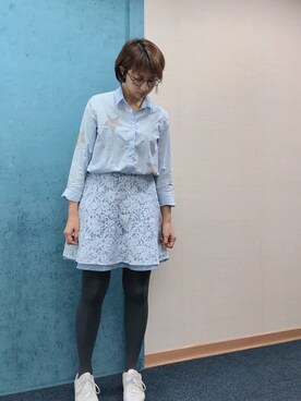 「Dita（ディータ）のアイテム（トップス）」を使った、jNさん（レディース・158cm）の秋コーディネート