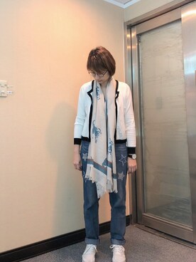 「Dita（ディータ）のアイテム（パンツ）」を使った、jNさん（レディース・158cm）の秋コーディネート