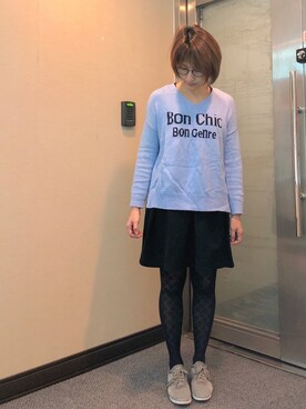 「Dita（ディータ）のアイテム（トップス）」を使った、jNさん（レディース・158cm）の秋コーディネート