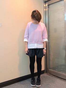 「Dita（ディータ）のアイテム（トップス）」を使った、jNさん（レディース・158cm）の秋コーディネート