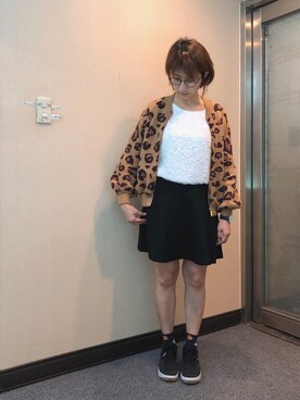 「Dita（ディータ）のアイテム（スカート）」を使った、jNさん（レディース・158cm）の冬コーディネート