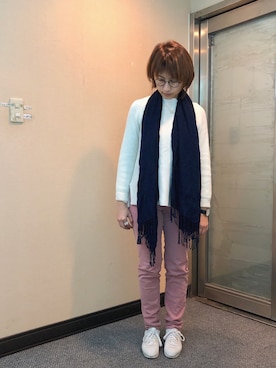 「Dita（ディータ）のアイテム（パンツ）」を使った、jNさん（レディース・158cm）の冬コーディネート