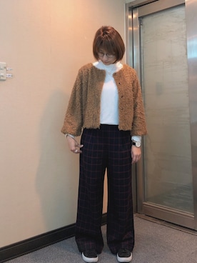 「Dita（ディータ）のアイテム（パンツ）」を使った、jNさん（レディース・158cm）の冬コーディネート