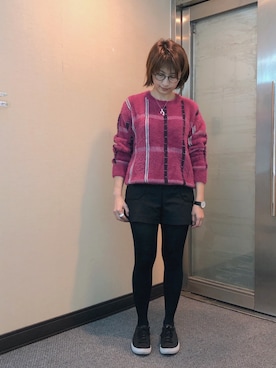 「Dita（ディータ）のアイテム（パンツ）」を使った、jNさん（レディース・158cm）の冬コーディネート