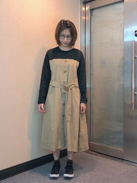 「Dita（ディータ）のアイテム（ワンピース/ドレス）」を使った、jNさん（レディース・158cm）の春コーディネート