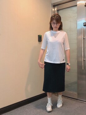 「Dita（ディータ）のアイテム（スカート）」を使った、jNさん（レディース・158cm）の春コーディネート