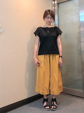 「Dita（ディータ）のアイテム（パンツ）」を使った、jNさん（レディース・158cm）の夏コーディネート