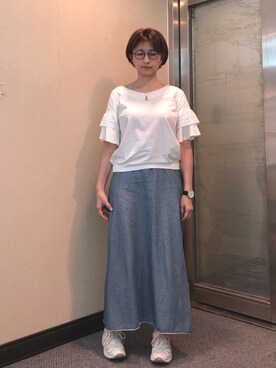 「Dita（ディータ）のアイテム（トップス）」を使った、jNさん（レディース・158cm）の秋コーディネート