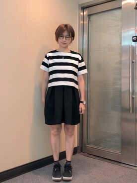 「wip（ウィップ）のアイテム（ワンピース/ドレス）」を使った、jNさん（レディース・158cm）の秋コーディネート