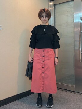 「Dita（ディータ）のアイテム（トップス）」を使った、jNさん（レディース・158cm）の秋コーディネート