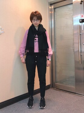 「Dita（ディータ）のアイテム（パンツ）」を使った、jNさん（レディース・158cm）の秋コーディネート