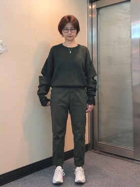 「Dita（ディータ）のアイテム（パンツ）」を使った、jNさん（レディース・158cm）の秋コーディネート