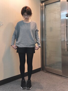 「Dita（ディータ）のアイテム（パンツ）」を使った、jNさん（レディース・158cm）の冬コーディネート