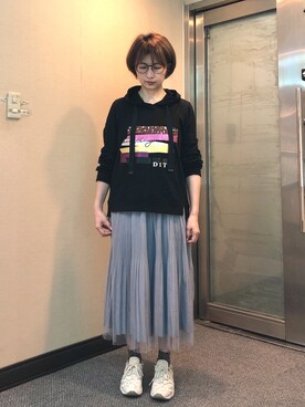 「Dita（ディータ）のアイテム（トップス）」を使った、jNさん（レディース・158cm）の春コーディネート