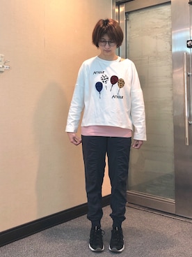 「Dita（ディータ）のアイテム（トップス）」を使った、jNさん（レディース・158cm）の春コーディネート