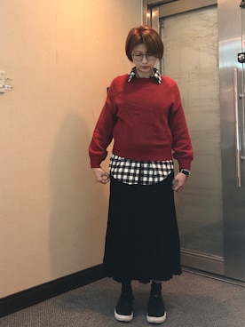 「Dita（ディータ）のアイテム（トップス）」を使った、jNさん（レディース・158cm）の春コーディネート