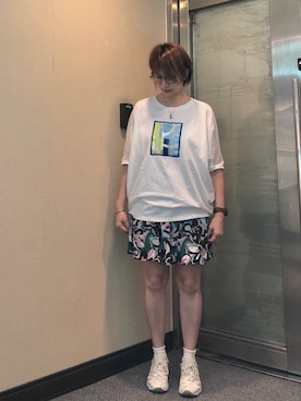 「Dita（ディータ）のアイテム（スカート）」を使った、jNさん（レディース・158cm）の夏コーディネート