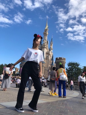 「MARC JACOBS（マークジェイコブス）のアイテム（ヘアゴム）」を使った、ゆうさん（レディース・165cm）の秋コーディネート