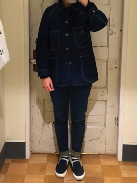 「LOCAL（ローカル）のアイテム」を使った、bさん（レディース・151cm）の冬コーディネート