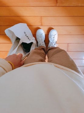 「PULL&BEAR（プルアンドベア）のアイテム（スウェット）」を使った、bさん（レディース・151cm）の冬コーディネート