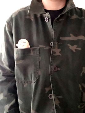「PULL&BEAR（プルアンドベア）のアイテム（ミリタリージャケット）」を使った、bさん（レディース・151cm）の冬コーディネート