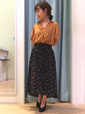 「アイテム（パンプス）」を使った、スエツギさん（レディース・145cm・20代）の夏コーディネート