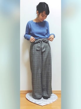 「E hyphen world gallery（イーハイフンワールドギャラリー）のアイテム」を使った、スエツギさん（レディース・145cm）の冬コーディネート