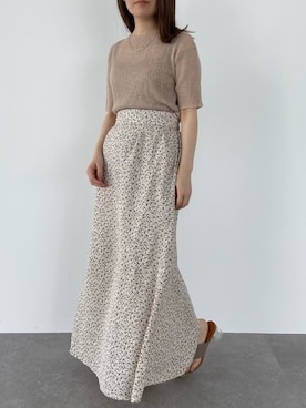 「SLURR（スラ―）のアイテム」を使った、スエツギさん（レディース・145cm）の春コーディネート