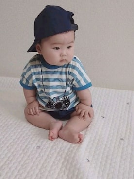 terasyoさん（キッズ・70cm）の夏コーディネート