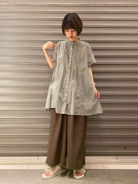 のっちさん（レディース・162cm）の夏コーディネート