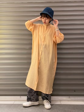 「ネオンカラー」｜のっちさん（レディース・162cm）の夏コーディネート