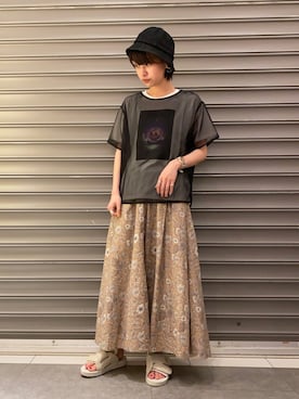 のっちさん（レディース・162cm）の夏コーディネート