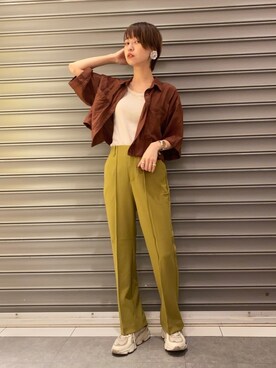 のっちさん（レディース・162cm）の秋コーディネート