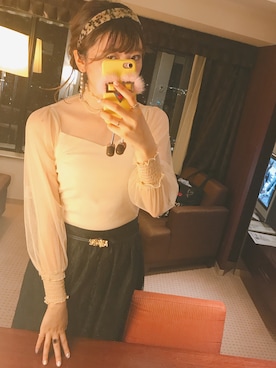 「Marc by Marc Jacobs（マークバイマークジェイコブス）のアイテム（リング）」を使った、kaさん（レディース・167cm）の夏コーディネート