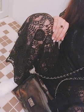 「Marc by Marc Jacobs（マークバイマークジェイコブス）のアイテム（リング）」を使った、kaさん（レディース・167cm）の夏コーディネート