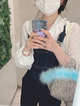 「SLY（スライ）のアイテム（オールインワン・サロペット）」を使った、kaさん（レディース・167cm）の夏コーディネート