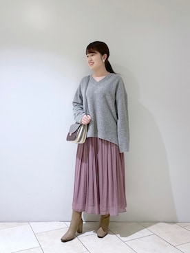 「FIORELLI」｜Mihoさん（レディース・161cm）の冬コーディネート