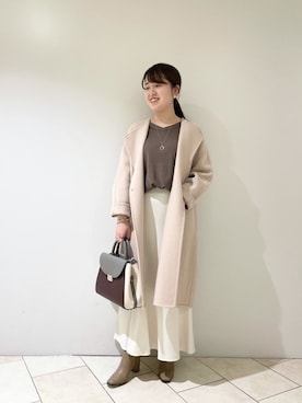 「FIORELLI」｜Mihoさん（レディース・161cm）の冬コーディネート
