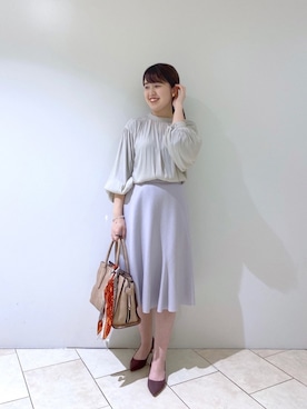 「RIVEDROITE」｜「アイテム（財布/小物）」を使った、Mihoさん（レディース・161cm）の冬コーディネート