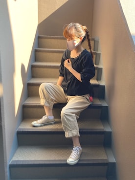 みーちぇるさん（レディース・154cm）の夏コーディネート